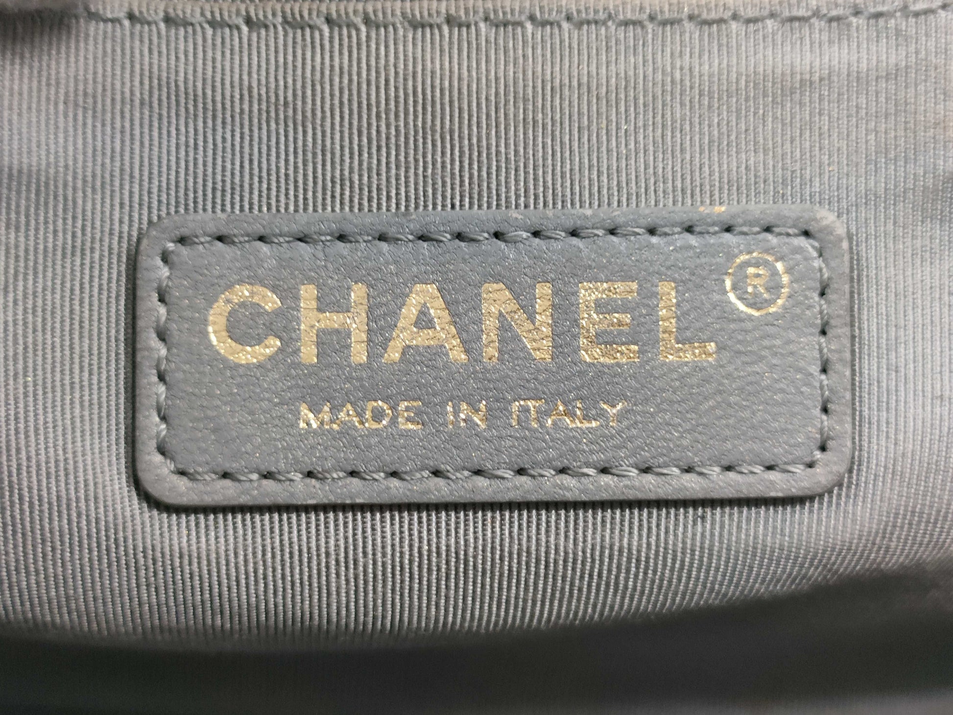 CHANEL Boy Chanel Bronze Silver Shoulder Bag