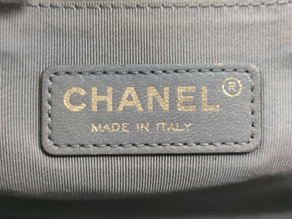 CHANEL Boy Chanel Bronze Silver Shoulder Bag