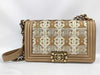 CHANEL Boy Chanel Bronze Silver Shoulder Bag