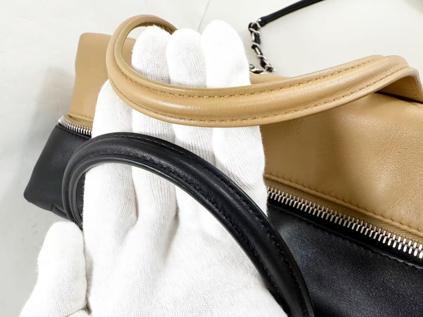 CHANEL Matelasse Coco Charm 2-Way Two-Tone Calfskin Bag, W30cm x H21cm x D16cm, Approx. 22nd Series [Sealed], Silver Hardware, Boston Bag, 22282977