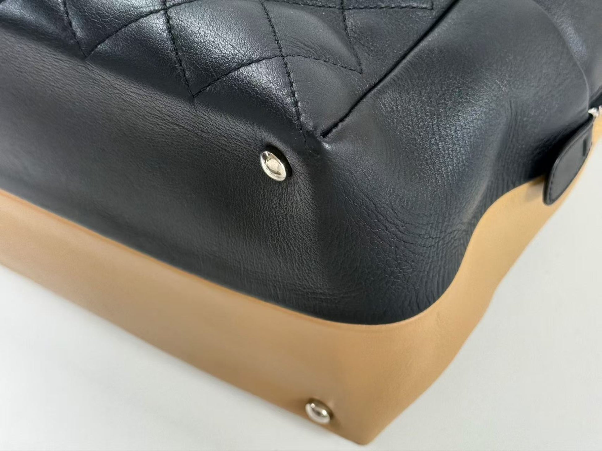 CHANEL Matelasse Coco Charm 2-Way Two-Tone Calfskin Bag, W30cm x H21cm x D16cm, Approx. 22nd Series [Sealed], Silver Hardware, Boston Bag, 22282977