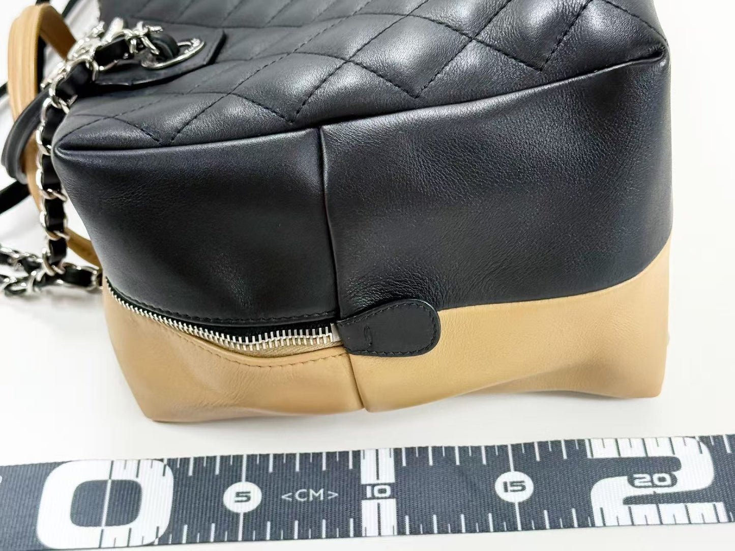 CHANEL Matelasse Coco Charm 2-Way Two-Tone Calfskin Bag, W30cm x H21cm x D16cm, Approx. 22nd Series [Sealed], Silver Hardware, Boston Bag, 22282977