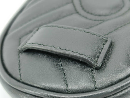 GUCCI GG Marmont Waist Bag in Black