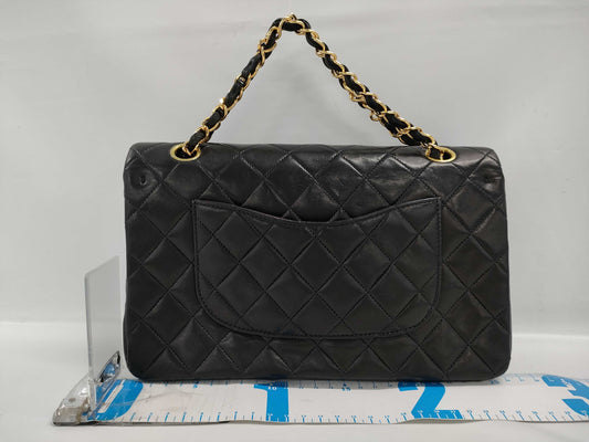 CHANEL Matelasse Chain Turnlock Black Shoulder Bag