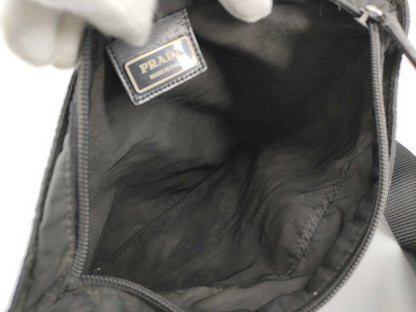 PRADA Nylon Prada Shoulder Bag Black Shoulder Bag