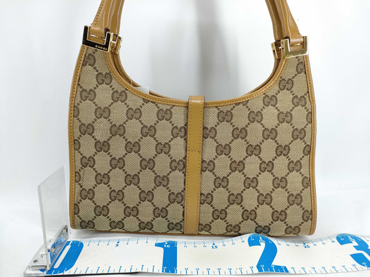 GUCCI GG Canvas Jackie Handbag Shoulder Bag