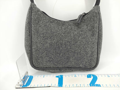 PRADA Prada Pouch Handbag Gray Handbag