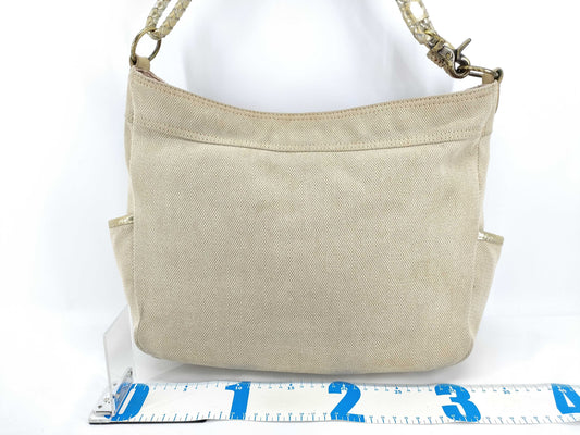 BURBERRY Canvas Shoulder Bag