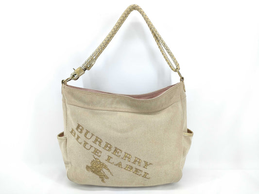 BURBERRY Canvas Shoulder Bag