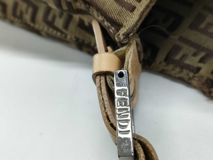 FENDI Zucchino Shoulder Bag in Zucca Pattern, Mamma Bucket