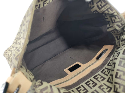 FENDI Zucchino Shoulder Bag in Zucca Pattern, Mamma Bucket