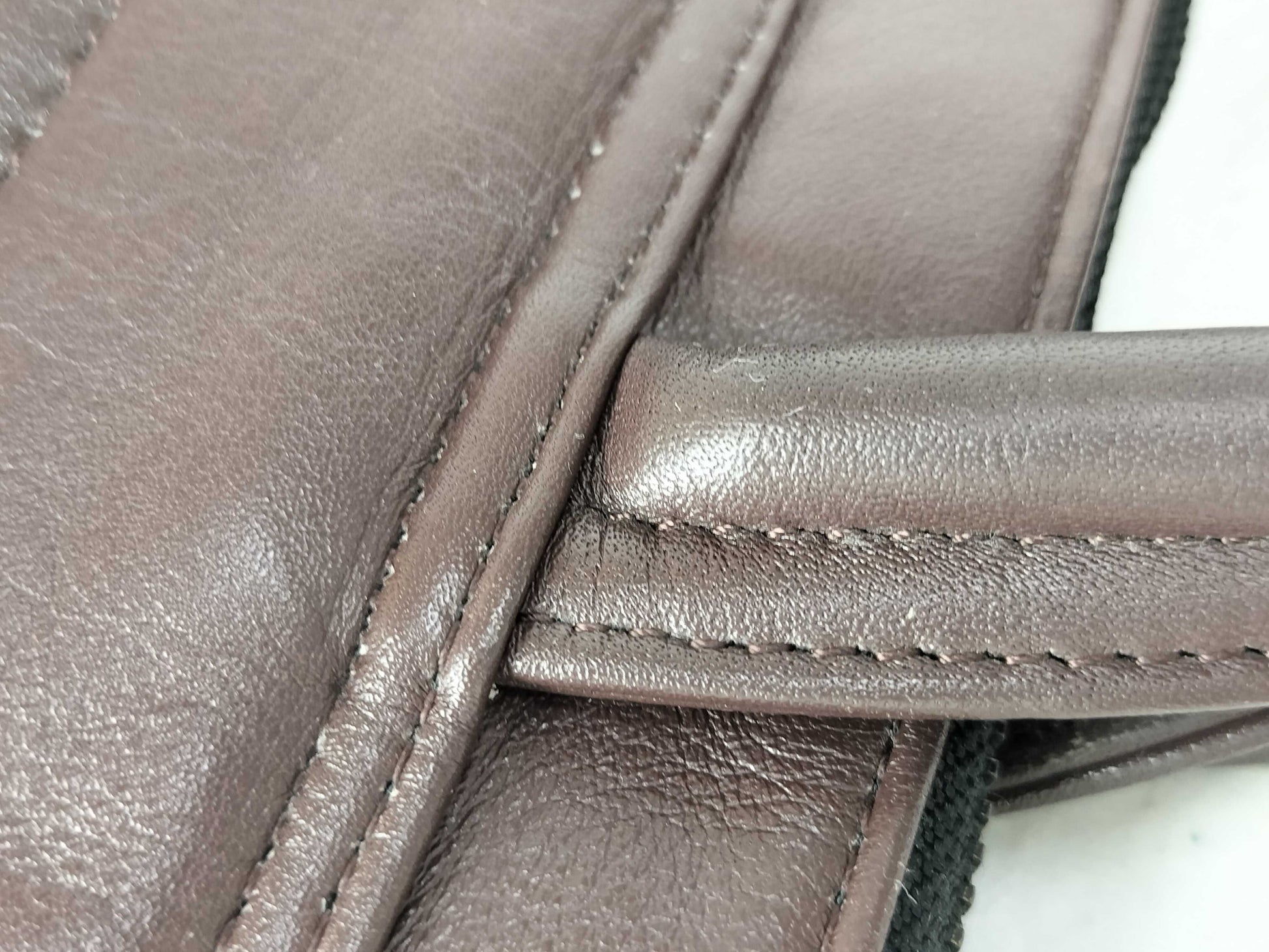 PORTER Around Briefcase, Leather, Brown, 003-03166, Business Bag