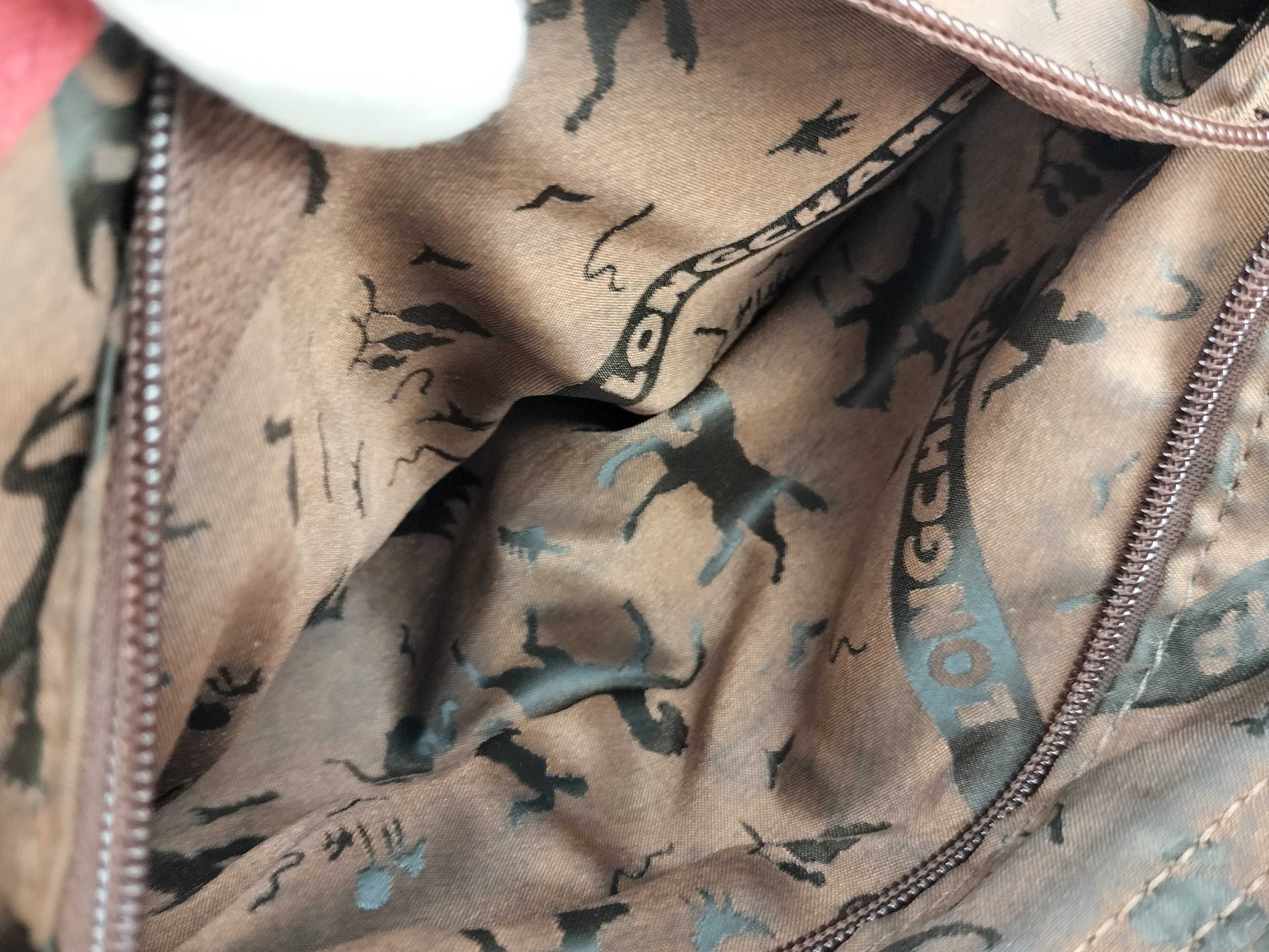 LONG CHAMP Le Pliage 2-Way Handbag Leather Handbag