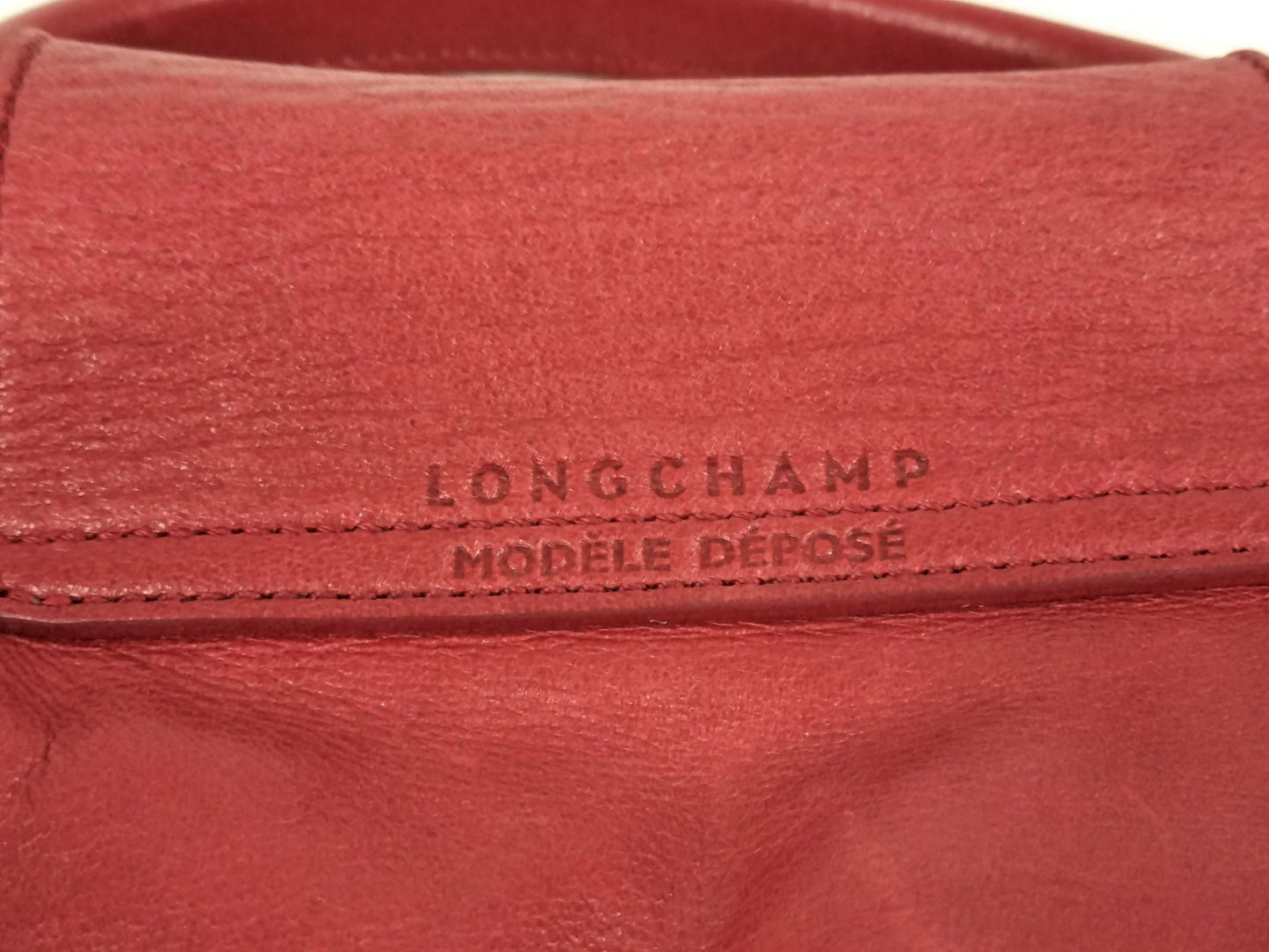 LONG CHAMP Le Pliage 2-Way Handbag Leather Handbag