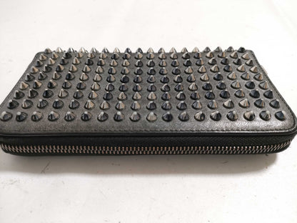 Christian Louboutin round zipper long wallet with dust bag
