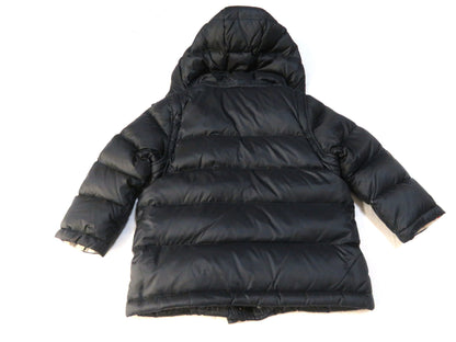 BURBERRY London Kids 3-Way Down Jacket, Nylon, Black, 100% Cotton
