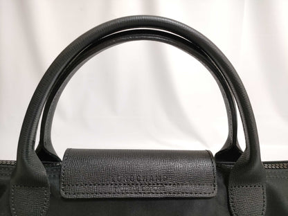 LONG CHAMP 2-Way Le Pliage Shoulder Bag, Nylon, Black