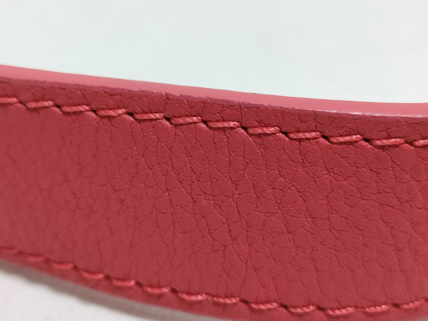 LOUIS VUITTON Damier Troca Leather Shoulder Bag M59049 Pink