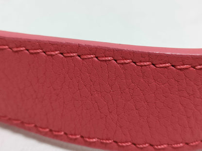 LOUIS VUITTON Damier Troca Leather Shoulder Bag M59049 Pink