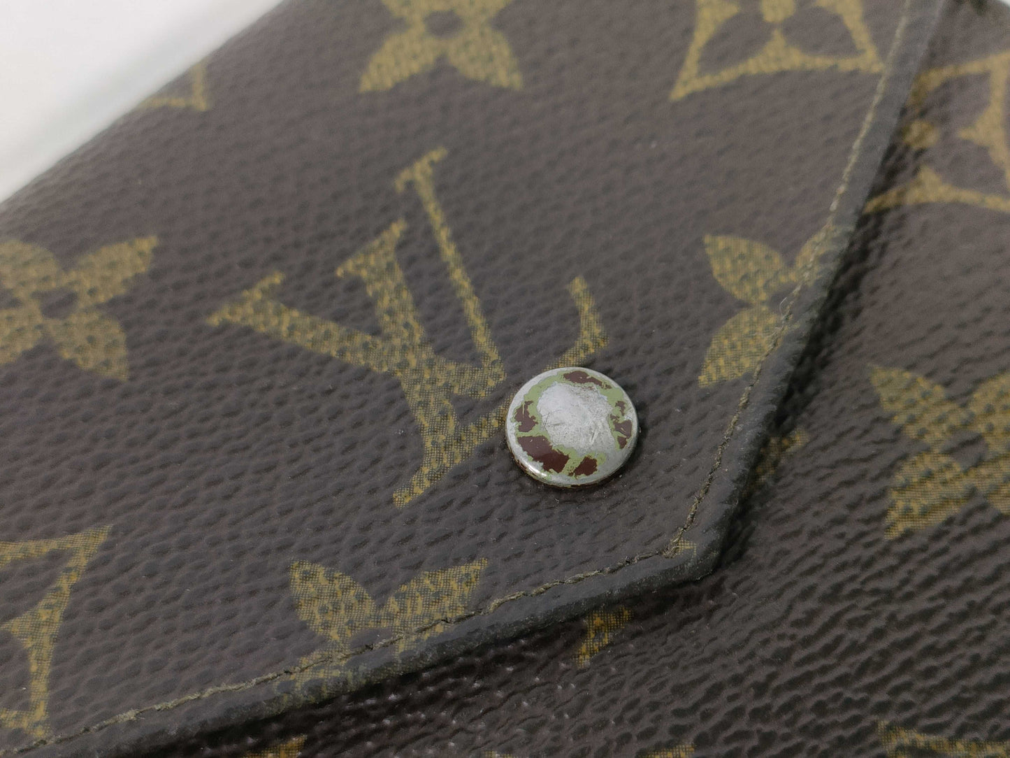 LOUIS VUITTON RFID Unverifiable 9001AN Monogram Louis Vuitton Monogram Monnaie Wallet