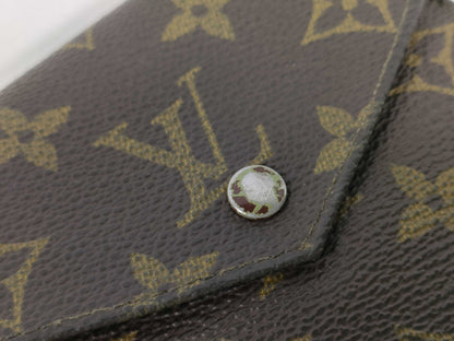 LOUIS VUITTON RFID Unverifiable 9001AN Monogram Louis Vuitton Monogram Monnaie Wallet