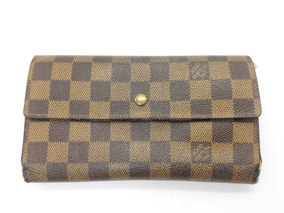 LOUIS VUITTON TH 0071 Damier Louis Vuitton Damier Billfold Wallet