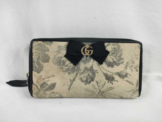 GUCCI Gucci long wallet ribbon wallet