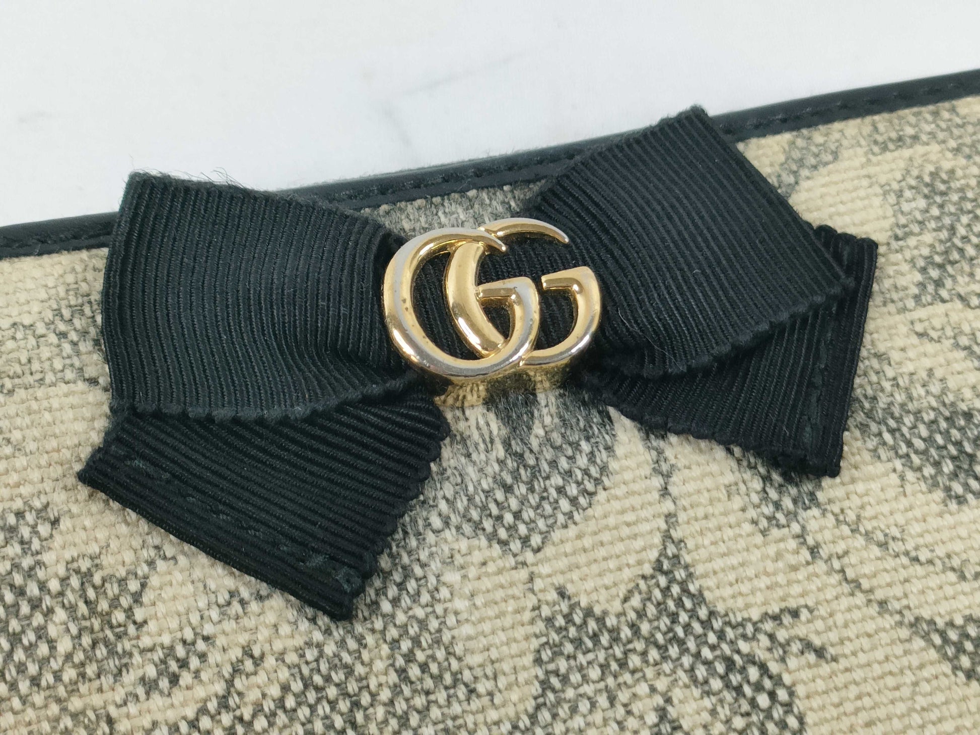 GUCCI Gucci long wallet ribbon wallet
