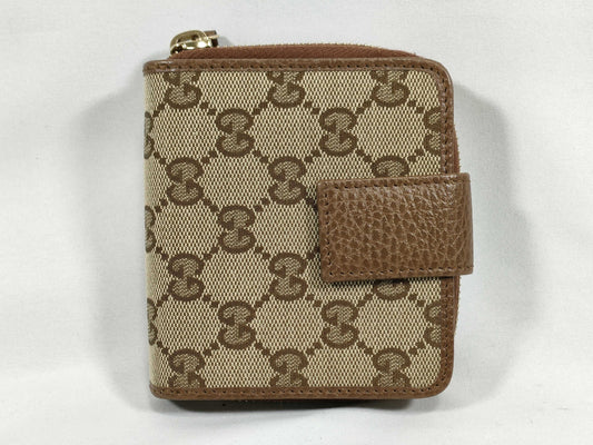 GUCCI GG Canvas Wallet Gucci GG Canvas Wallet