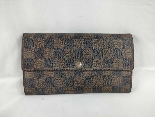 LOUIS VUITTON [Serial Number] CT1132 Damier Louis Vuitton Long Wallet Damier Zipper Wallet