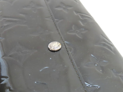 LOUIS VUITTON Vernis Long Wallet in Black