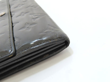 LOUIS VUITTON Vernis Long Wallet in Black