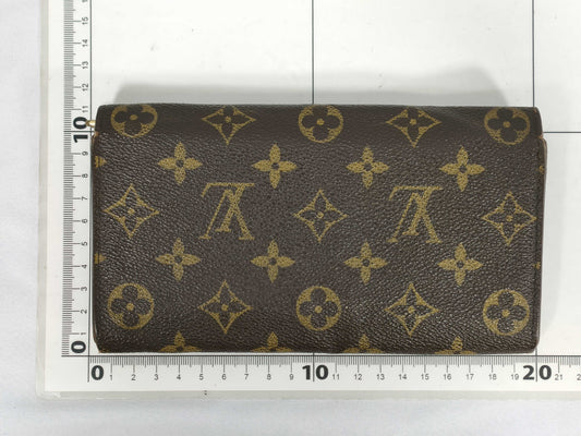 LOUIS VUITTON Monogram Louis Vuitton Wallet Monogram Long Wallet