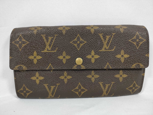LOUIS VUITTON Monogram Louis Vuitton Wallet Monogram Long Wallet