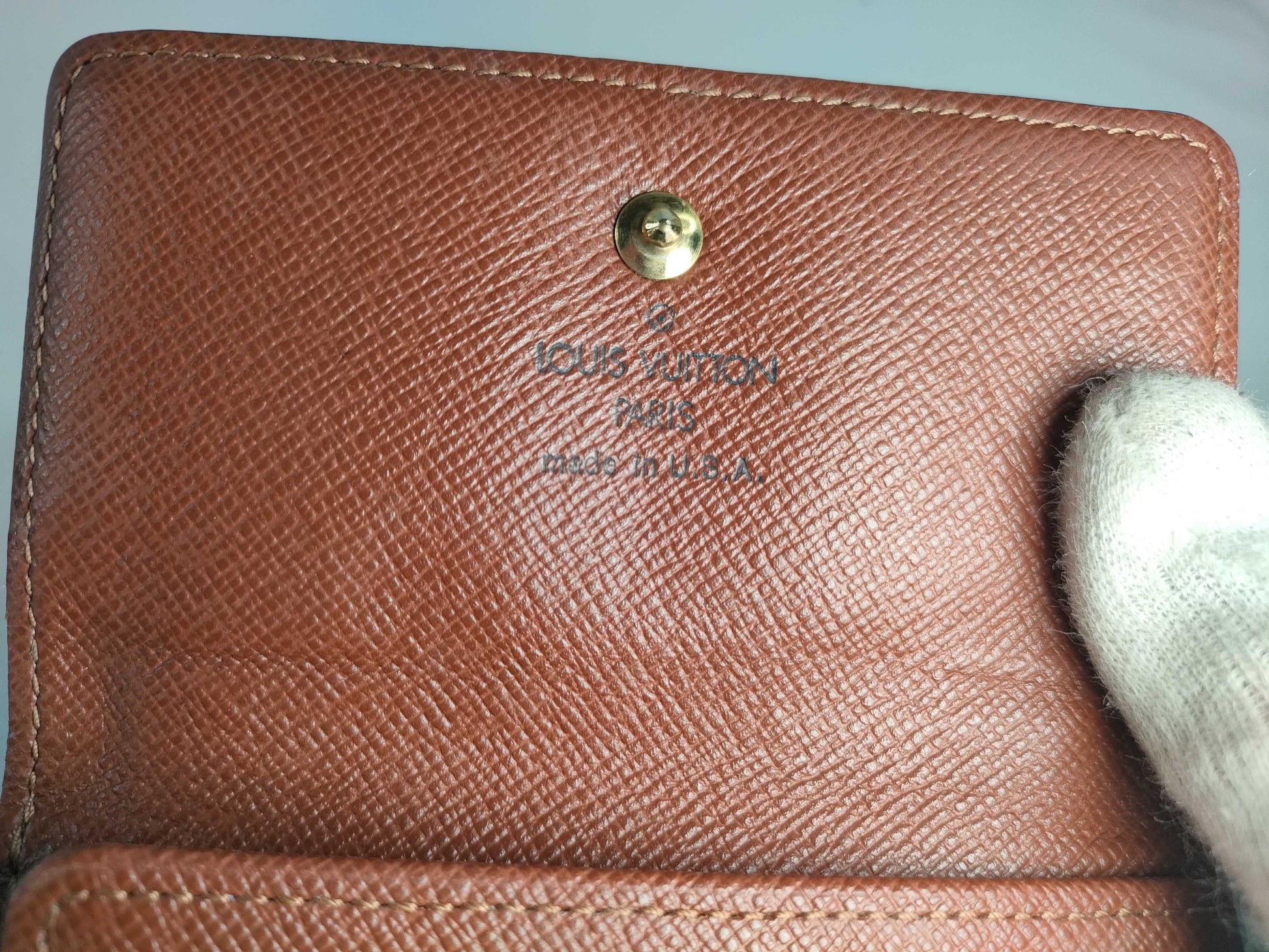 LOUIS VUITTON [Serial Number] SD1020 Monogram Louis Vuitton Wallet Monogram Monnaie Wallet
