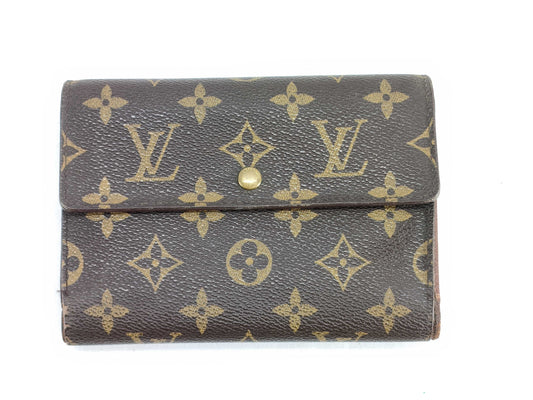 LOUIS VUITTON RFID Unverified SP0051 Monogram Louis Vuitton Wallet Monogram Trifold Wallet