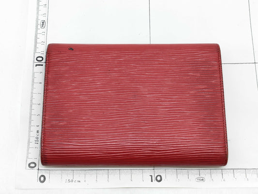 LOUIS VUITTON Epi Louis Vuitton Wallet Epi Tri-fold Wallet