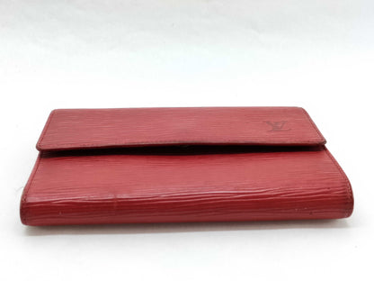 LOUIS VUITTON Epi Louis Vuitton Wallet Epi Tri-fold Wallet