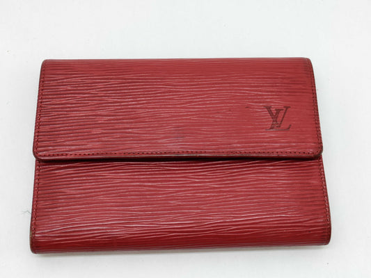 LOUIS VUITTON Epi Louis Vuitton Wallet Epi Tri-fold Wallet