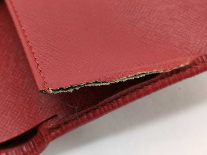 LOUIS VUITTON Epi Louis Vuitton Wallet Epi Tri-fold Wallet