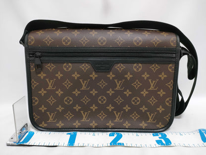 LOUIS VUITTON Monogram Macassar Arch Messenger Bag M46328 RFID Shoulder Bag