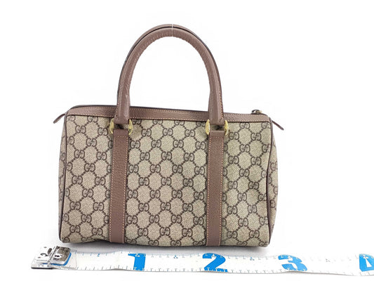 GUCCI GG Supreme Gucci GG Supreme Sherry Handbag Boston Bag