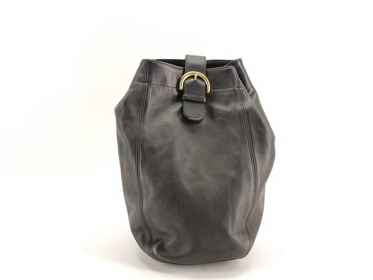 COACH Leather Shoulder Bag Black Shoulder Bag