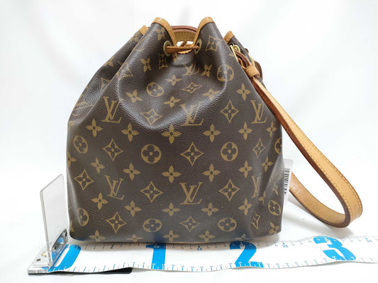 LOUIS VUITTON RFID Unverifiable Monogram Petit Noe Shoulder Bag