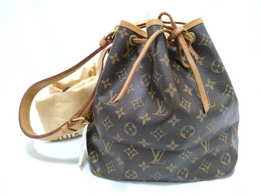 LOUIS VUITTON RFID Unverifiable Monogram Petit Noe Shoulder Bag
