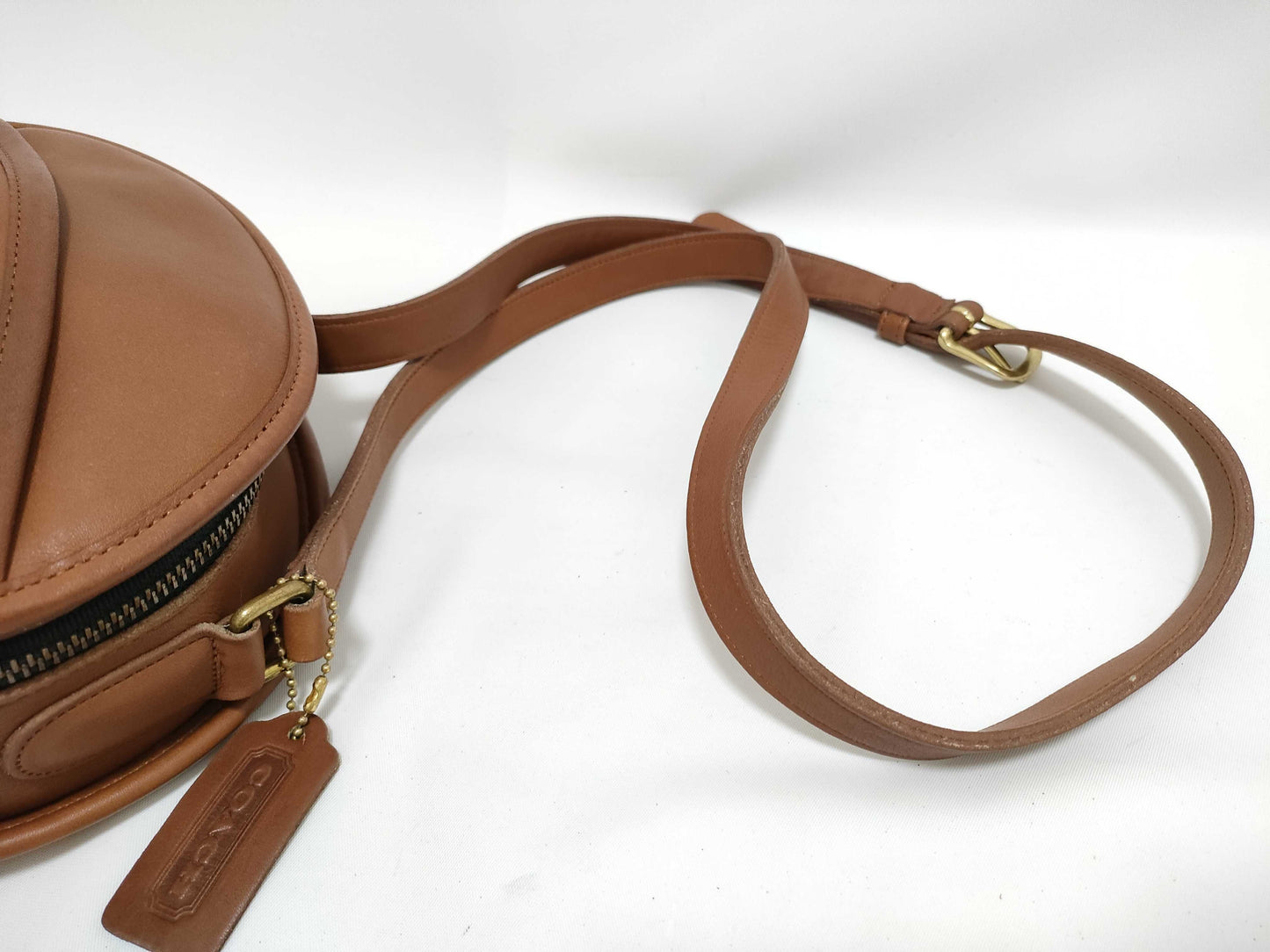COACH Leather Shoulder Bag Brown Shoulder Bag