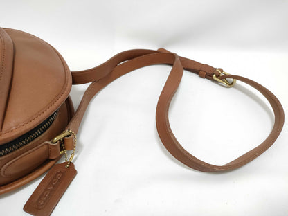 COACH Leather Shoulder Bag Brown Shoulder Bag