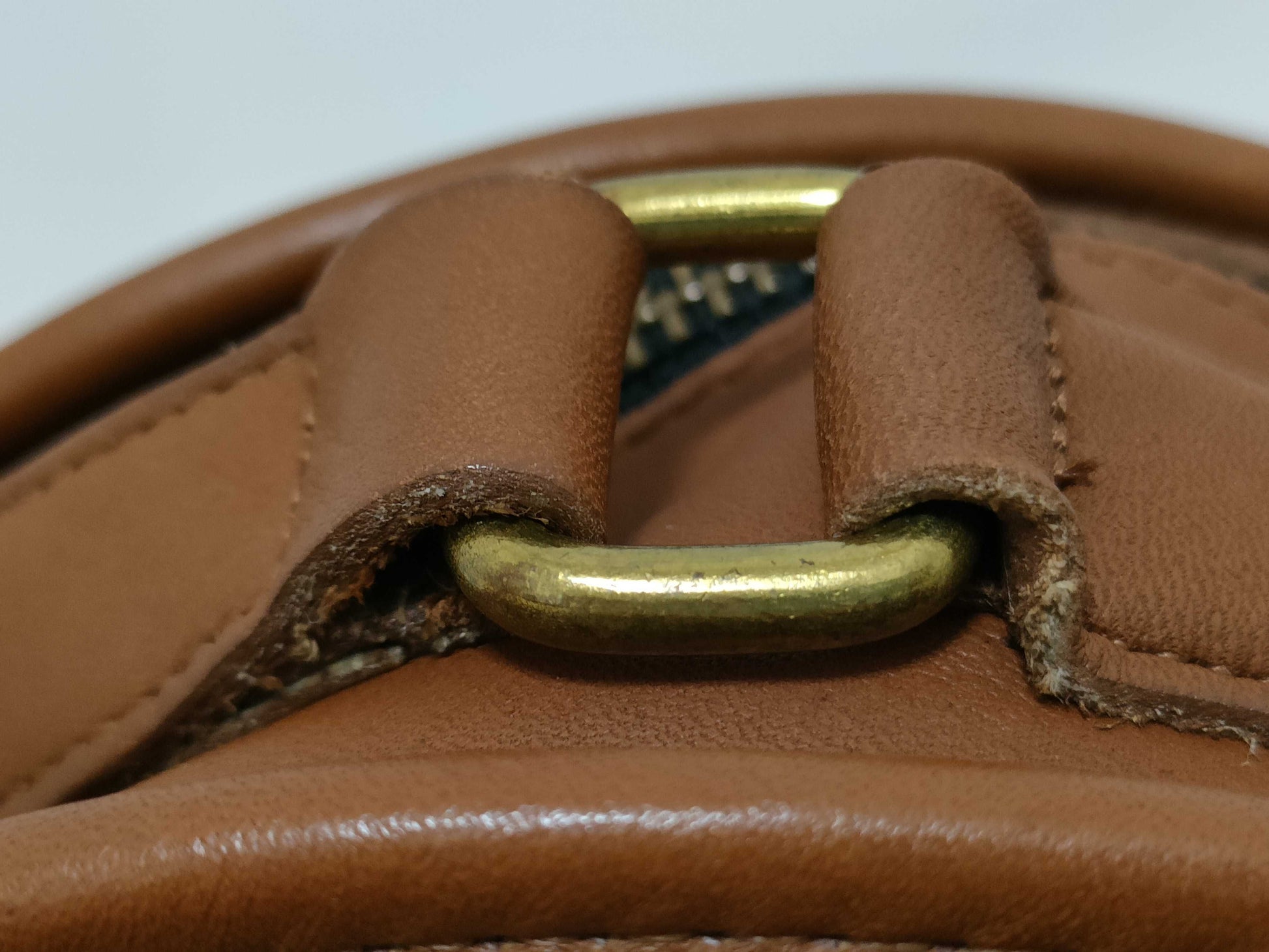COACH Leather Shoulder Bag Brown Shoulder Bag
