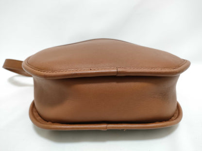 COACH Leather Shoulder Bag Brown Shoulder Bag