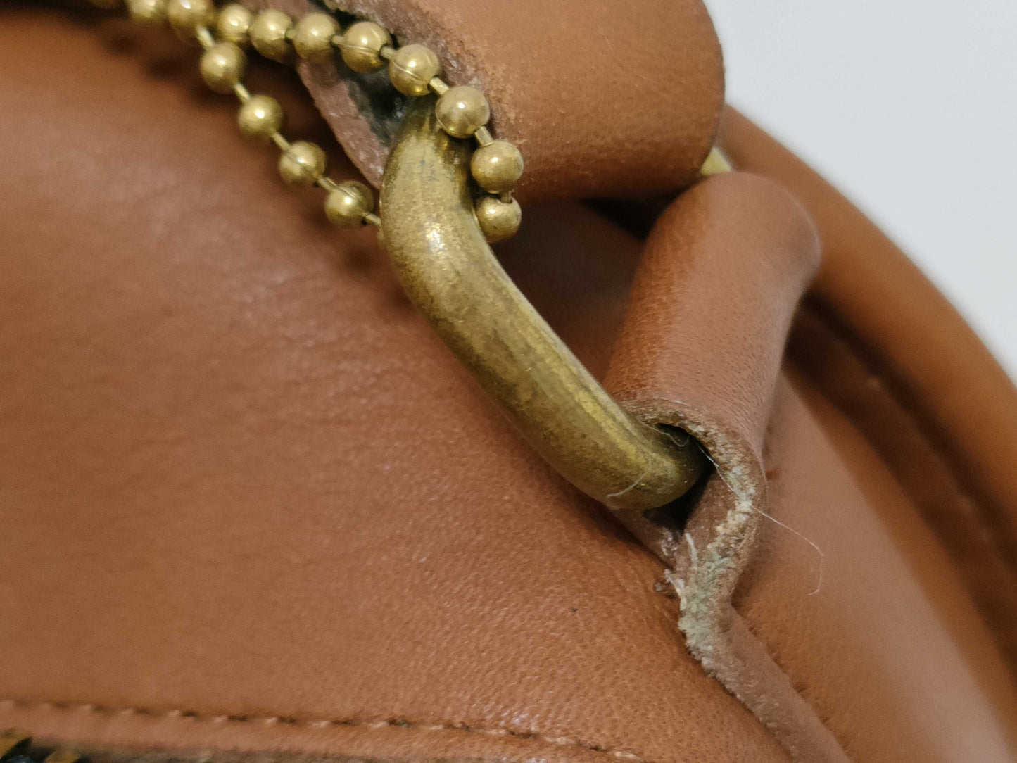 COACH Leather Shoulder Bag Brown Shoulder Bag